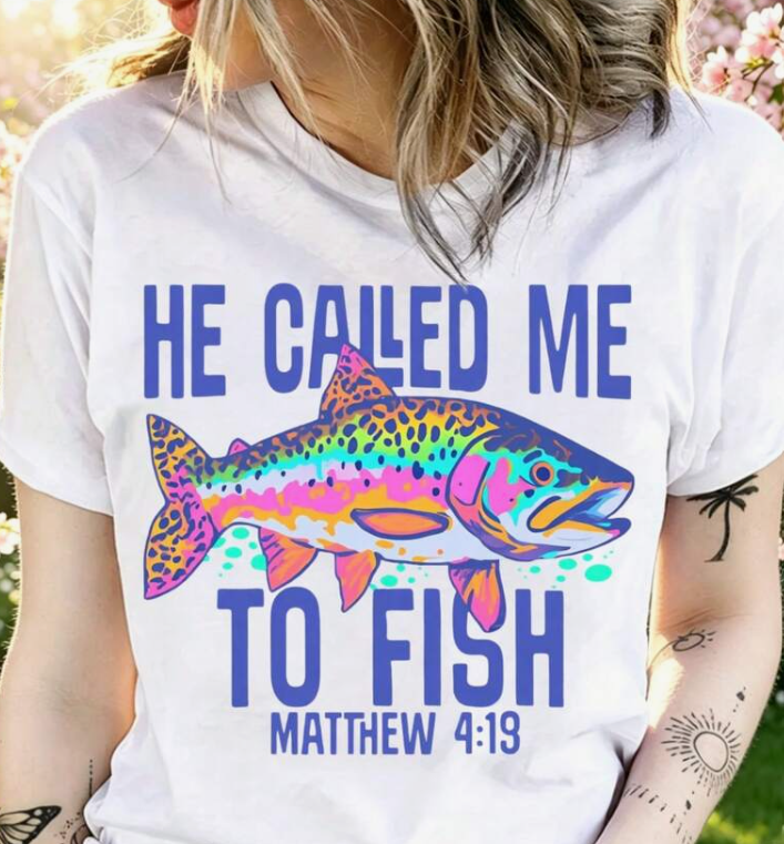 Follow Me Fishing Tee